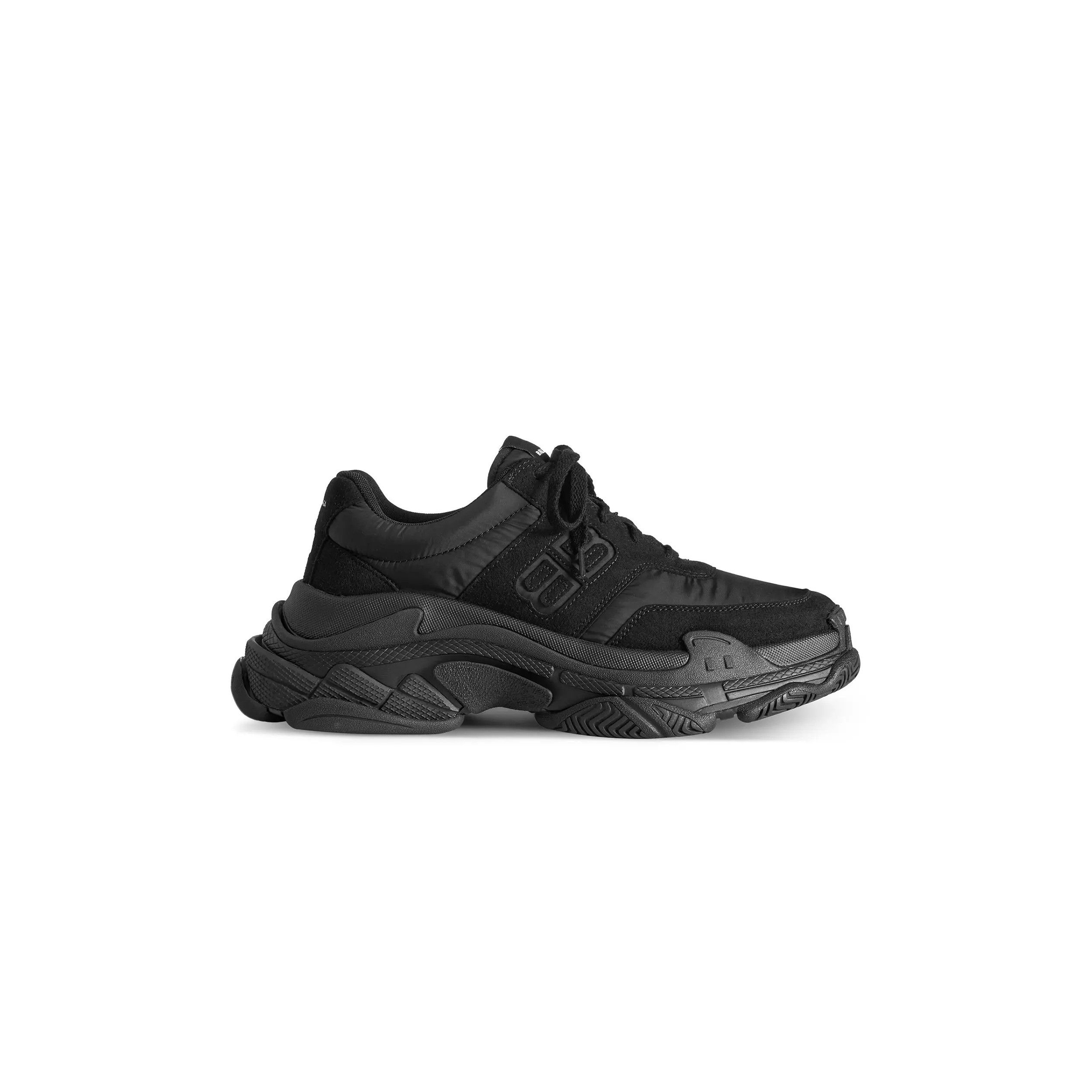 BALENCIAGA TRIPLE S NYLON SNEAKER BLACK 750152W3CU11000